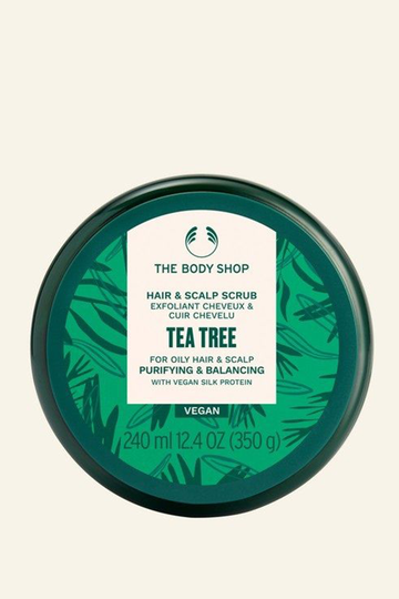 THE BODY SHOP TEA TREE RENO HAIR SCRUB