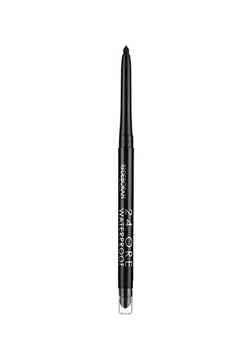 Deborah Milano 24ORE Waterproof Eye Pencil – Shade 01 "Black" – Automatic Eyeliner Pencil