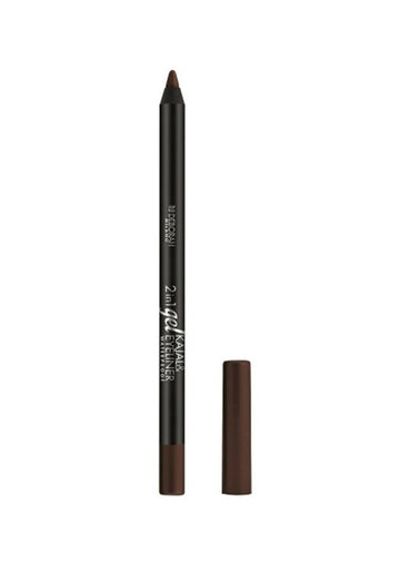Deborah Milano 2‑in‑1 Gel Kajal & Waterproof Eyeliner – Shade 05 Brown