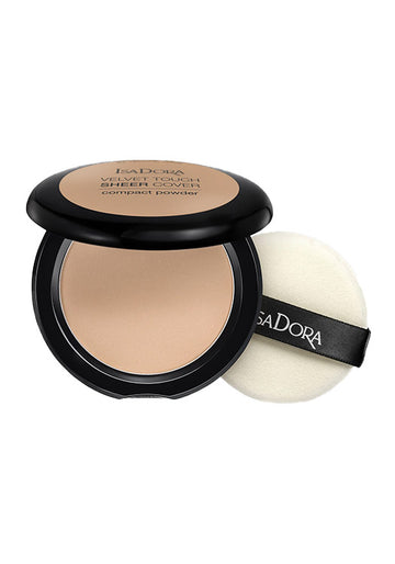 Isadora Velvet Touch Sheer Compact Powder – Warm Beige