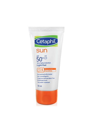 سيتافيل واقي شمس SPF 50+ جل خفيف حماية عالية للبشرة الحساسة