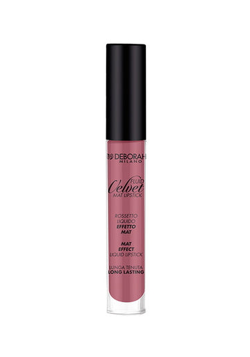Deborah Milano Fluid Velvet Mat Lipstick – Shade 27 “Glam Rose”