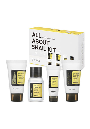 COSRX All About Snail Kit for Dry Skin & Dark Spots – 4‑Step Kit
