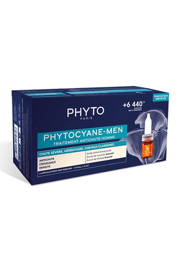 Phyto Cyane Men Treatment Progressive Hair Loss 12X3.5ML