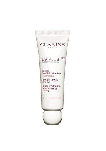كلارنس UV+ 5P كريم الحماية متعدد-الطبقات بترطيب SPF 50 – روز
