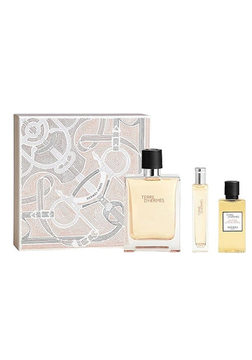 Terre d’Hermès Gift Set – Eau de Toilette + Miniature + Hair & Body Shower Gel