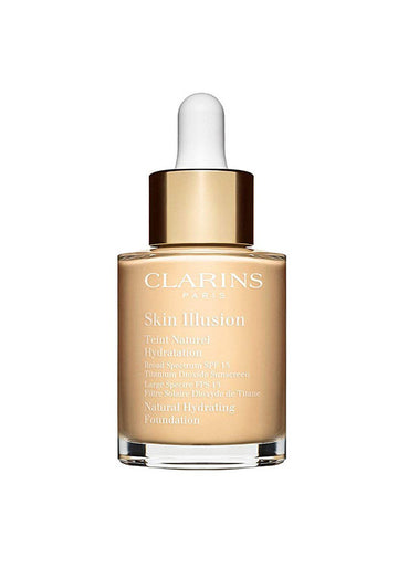 Clarins Skin Illusion Natural Hydrating Foundation – Shade 105 Nude SPF 15