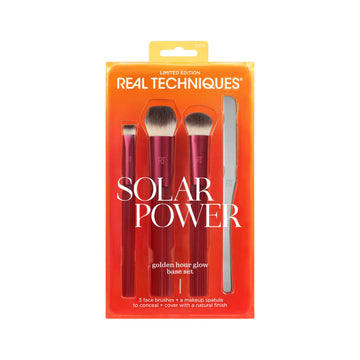 Real Techiques Solar Power Golden Hour Glow Base Set