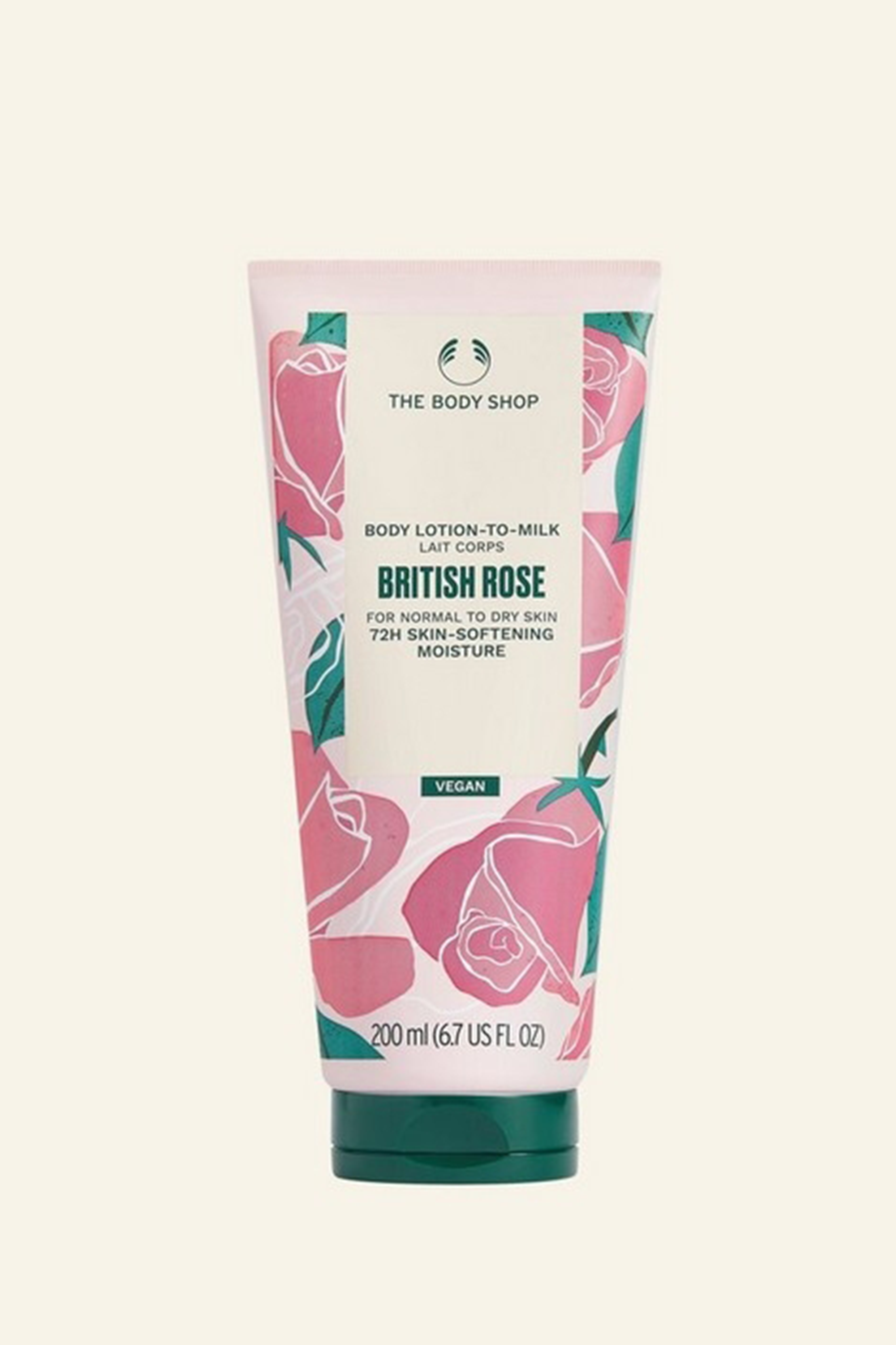 THE BODY SHOP BRITISH ROSE BODY MILK-TO-LOTION 200 ML