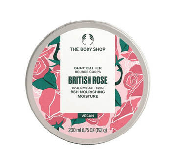 THE BODY SHOP BRITISH ROSE BODY BUTTER