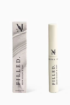 By Mina Al Sheikhly Filled Brow Sculpt & Tint – Dark Brown