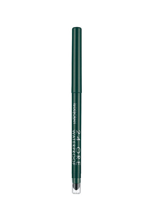 Deborah Milano 24ORE Waterproof Eye Pencil – Shade 06 "Forest Green" – Automatic Eye Pencil