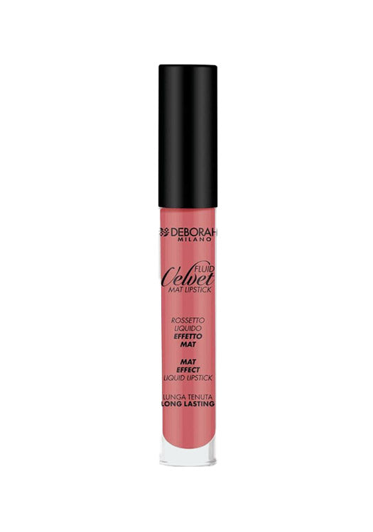 Deborah Milano Fluid Velvet Mat Lipstick – Shade 02 "Romantic Pink"