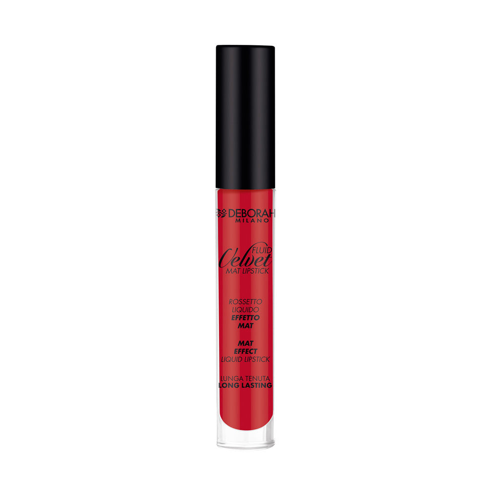 Deborah Fluid Velvet Mat Lipstick 6 Iconic Red