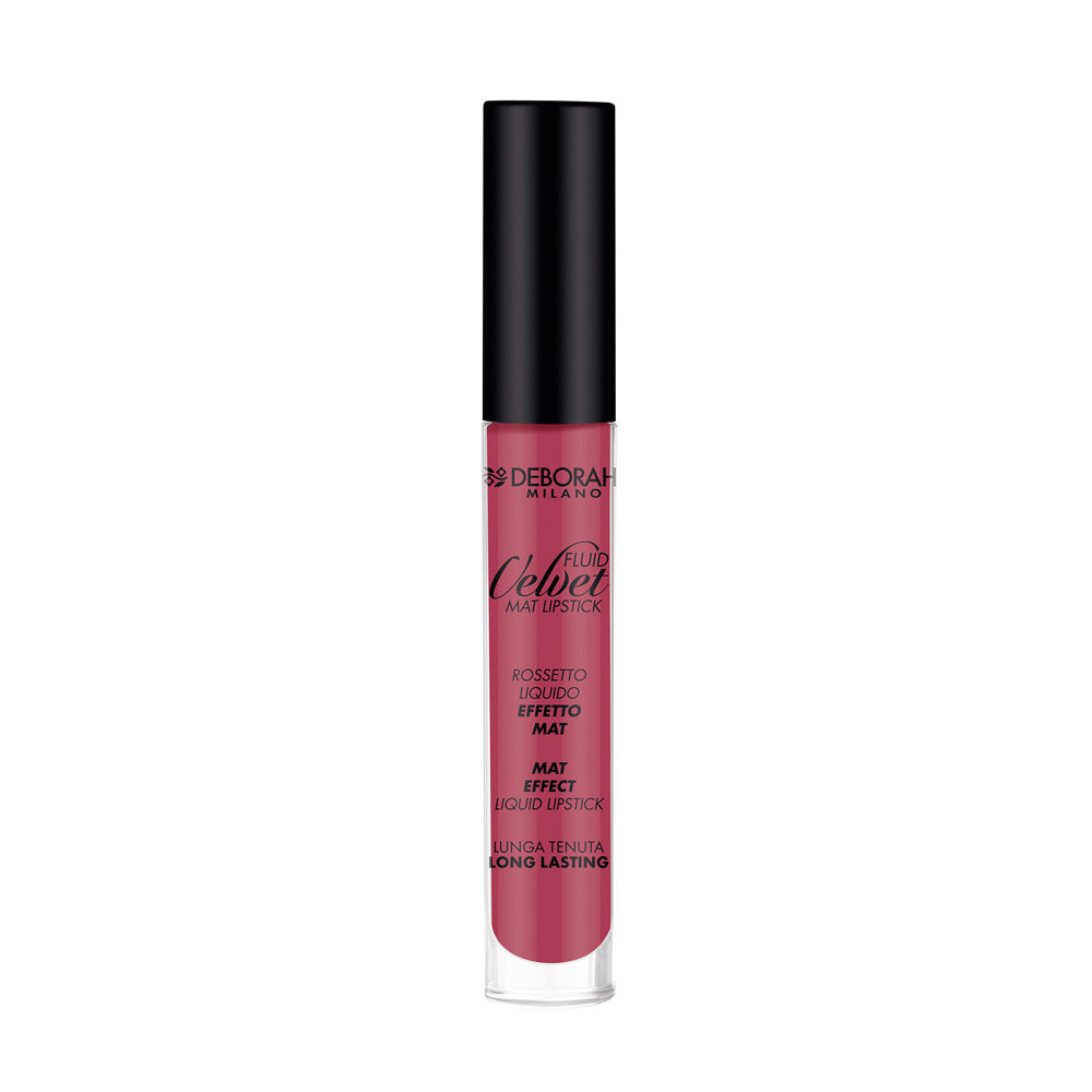 Deborah Milano Fluid Velvet Mat Lipstick – Shade 08 "Classy Mauve" – Liquid Lipstick