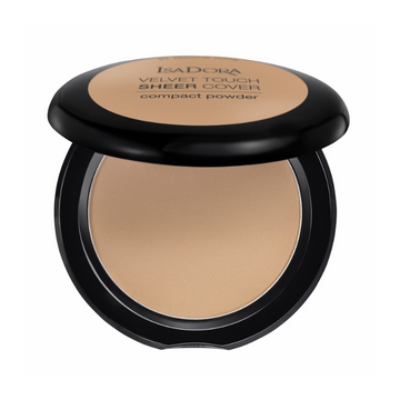Isadora Velvet Touch Compact Powder - Sheer Transparent