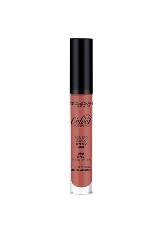 Deborah Milano Fluid Velvet Mat Lipstick – Shade 22 “Terracotta” – Liquid Matte Lipstick