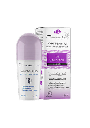 مزيل عرق رول أون لتفتيح البشرة كوركشن لو سوفاج للرجال