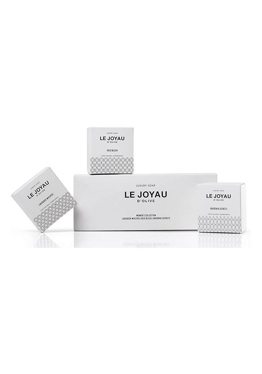Le Joyau D Olive Soap Women's Collection (Lavender, Rose, Gardenia) Set