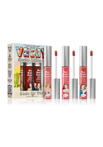 The Balm Meet Matte Hughes Trio Kit Vacay (Model Roz)