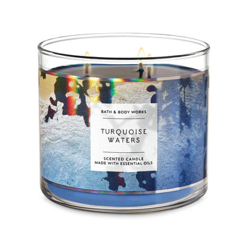 Bath & Body Works Turquoise Waters Scented Candle 411G
