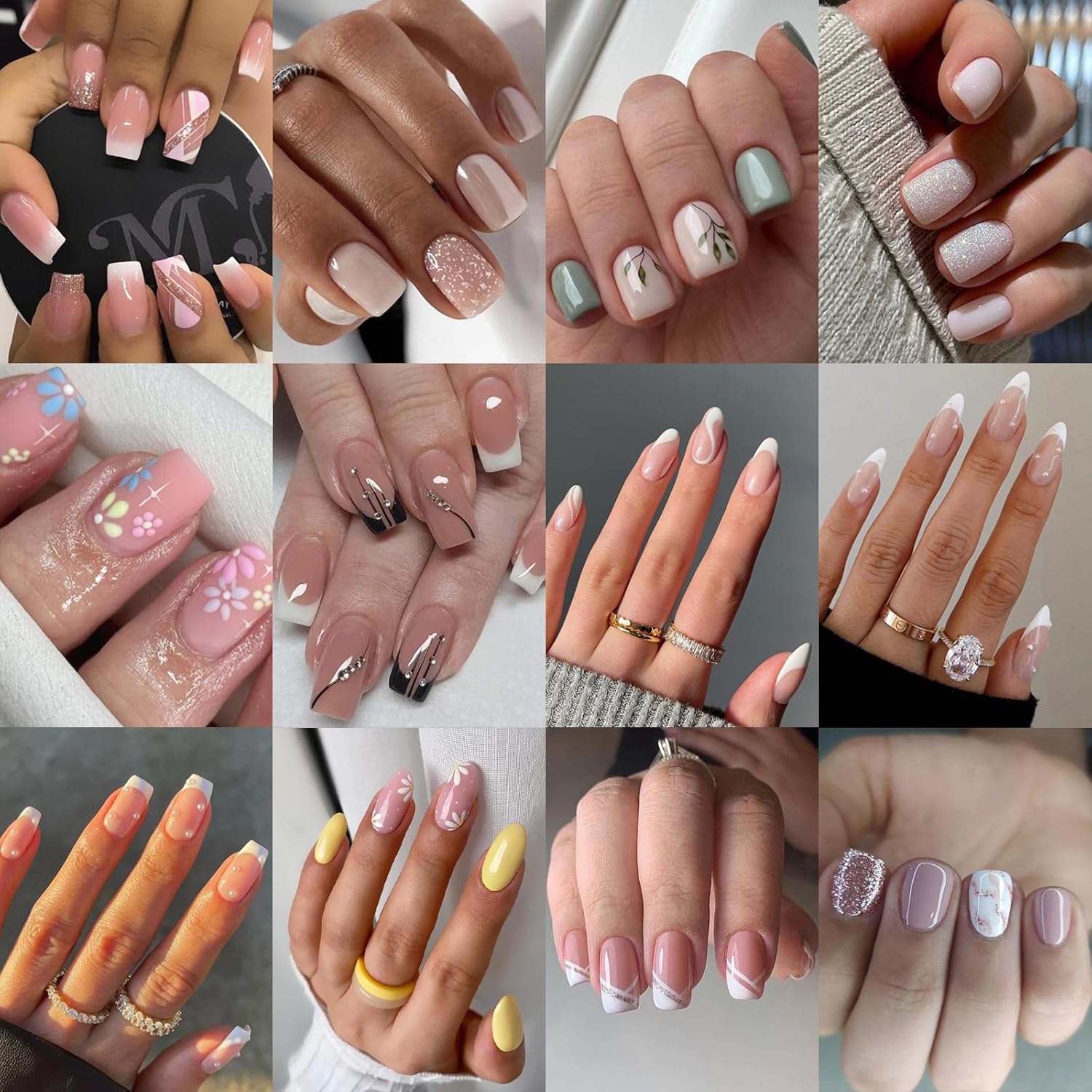 Haya Normal Fake Nails Hqn-12