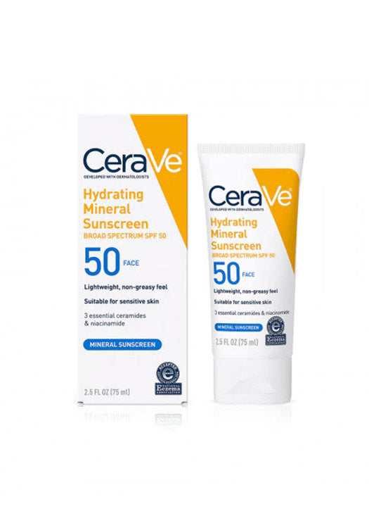 Cerave Hydrating Mineral Sunscreen SPF 50