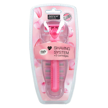 Sence Razors 1Pcs For Women + 3 Refills Triple Blades