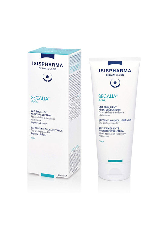 إيزيس فارما إيه إتش إيه حليب مقشّر مرطّب للبشرة الجافة والمعرّضة للتقشّر – يصلح ويليّن الجسم

