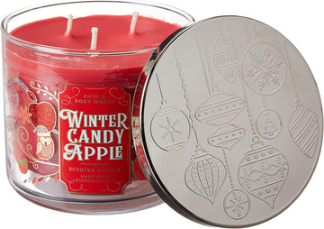 Bath & Body Works Winter Candy Apple Scented Candle 411G