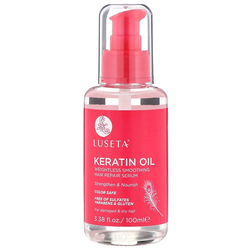 Luseta Keratin Oil Weightless Smoothing Hair Repair Serum - 100ML