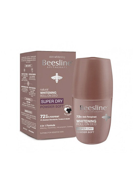 Beesline Whitening Roll-On Deodorant – Super Dry – Powder Soft