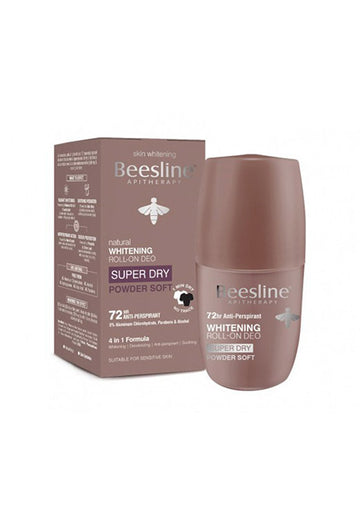 Beesline Whitening Roll-On Deodorant – Super Dry – Powder Soft