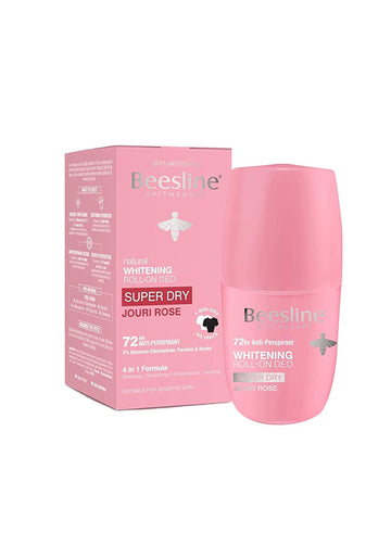Beesline Natural Whitening Roll-On Deodorant – Super Dry Jouri Rose