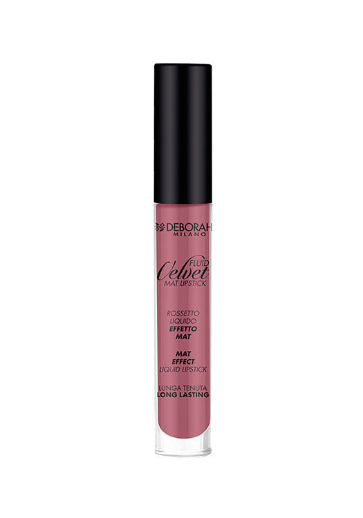 Deborah Milano Fluid Velvet Mat Lipstick – Shade 27 “Glam Rose”