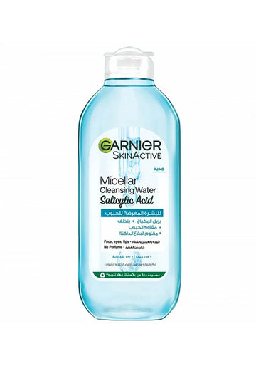 Garnier Micellar Cleansing Water – Salicylic Acid (Blue)