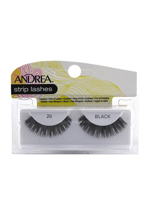 Andrea â Strip Lashes Style 26 Black Default Title