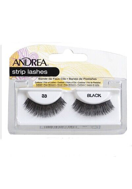 Andrea â Strip Lashes Style 33 Black Default Title