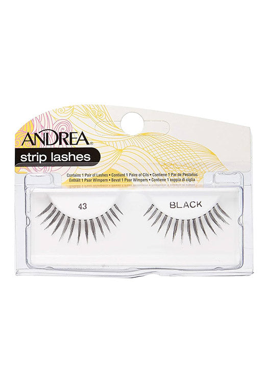 Andrea â Strip Lashes Style 43 Black Default Title