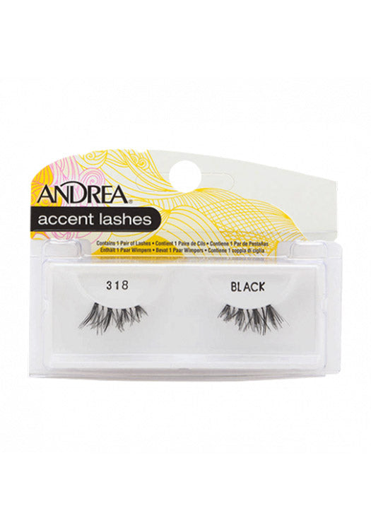 Andrea â Accent Lash 318 Black Default Title