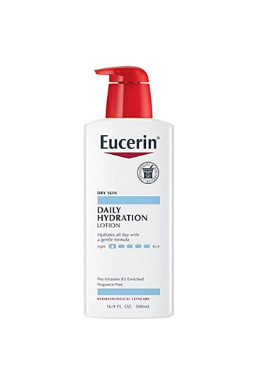 Eucerin Daily Hydration Lotion – 24-Hour Moisture for Normal to Dry Skin