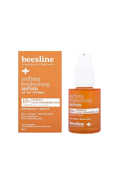 بيزلين سيروم تفتيح موحّد – فيتامين C 15 % + حمض الهيالورونيك 0.15 %