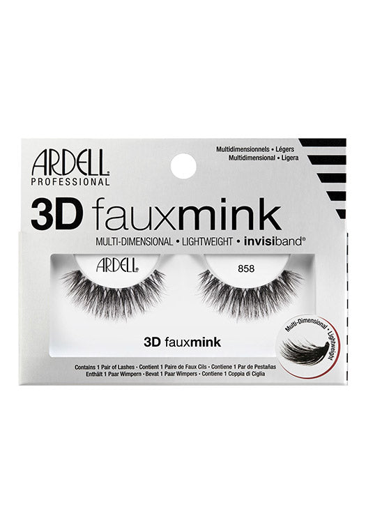 Ardell 3D Faux Mink Lashes 858 â 1 Pair Default Title