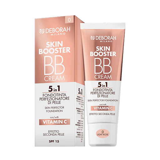 Deborah Skin Booster Bb Cream 5 In 1 Skin Perfector Foundation 0 - Light Rose