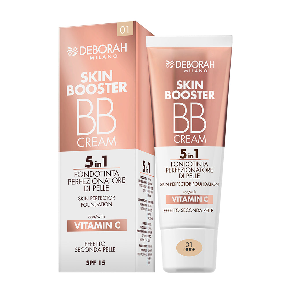 Deborah Skin Booster Bb Cream 5 In 1 Skin Perfector Foundation 02 - Beige