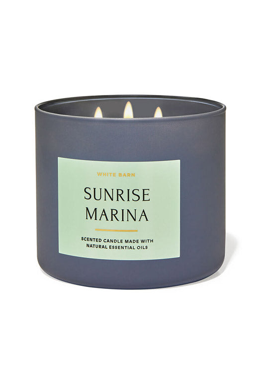 cosmeticca-iraq Cosmeticca-iraq Sunrise Marina Candle 411 g white weight: 411g