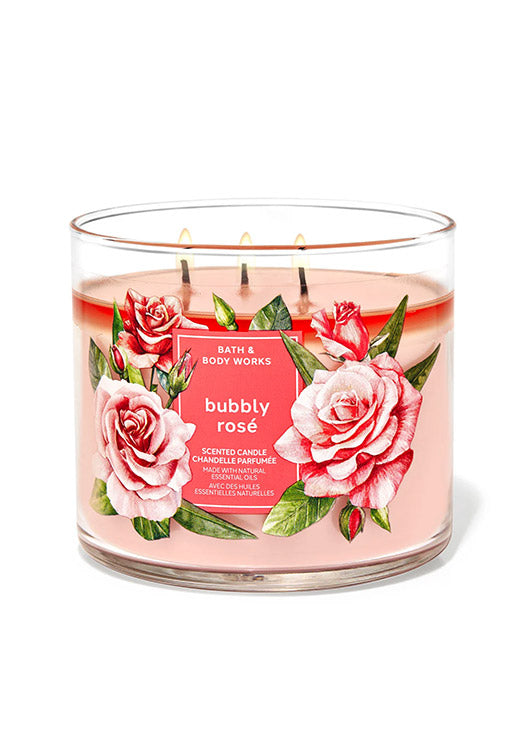 باث آند بودي وركس بوبلي روز شمعة معطرة