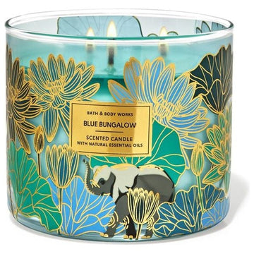 Bath & Body Works Blue Bungalow Scented Candle 411G