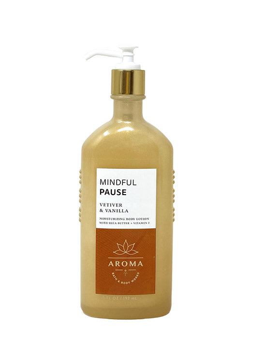 Bath & Body Works Aroma Mindful Pause Vetiver & Vanilla Body Lotion 192 ML