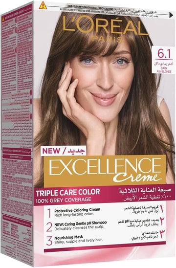 1B#6.1 Dark Ash Blonde